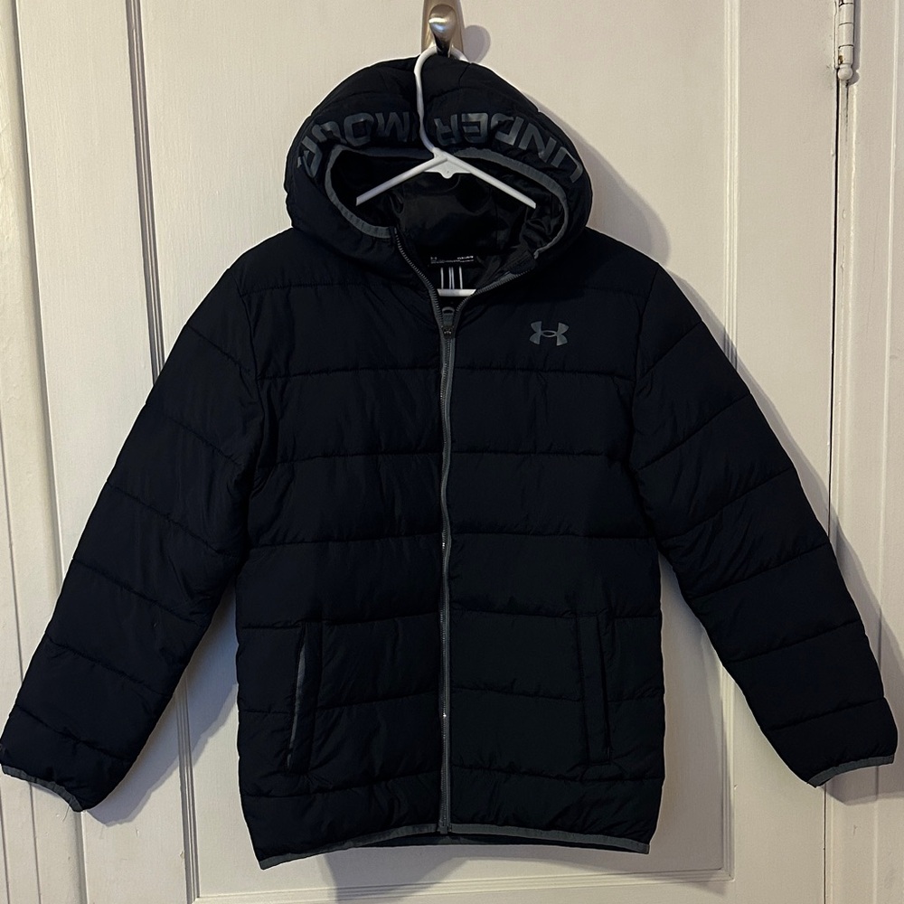 Under Armour Dark Puffer Jacket with Hood